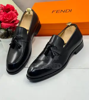 Fendi Quality Men’S Leather Executive Shoes