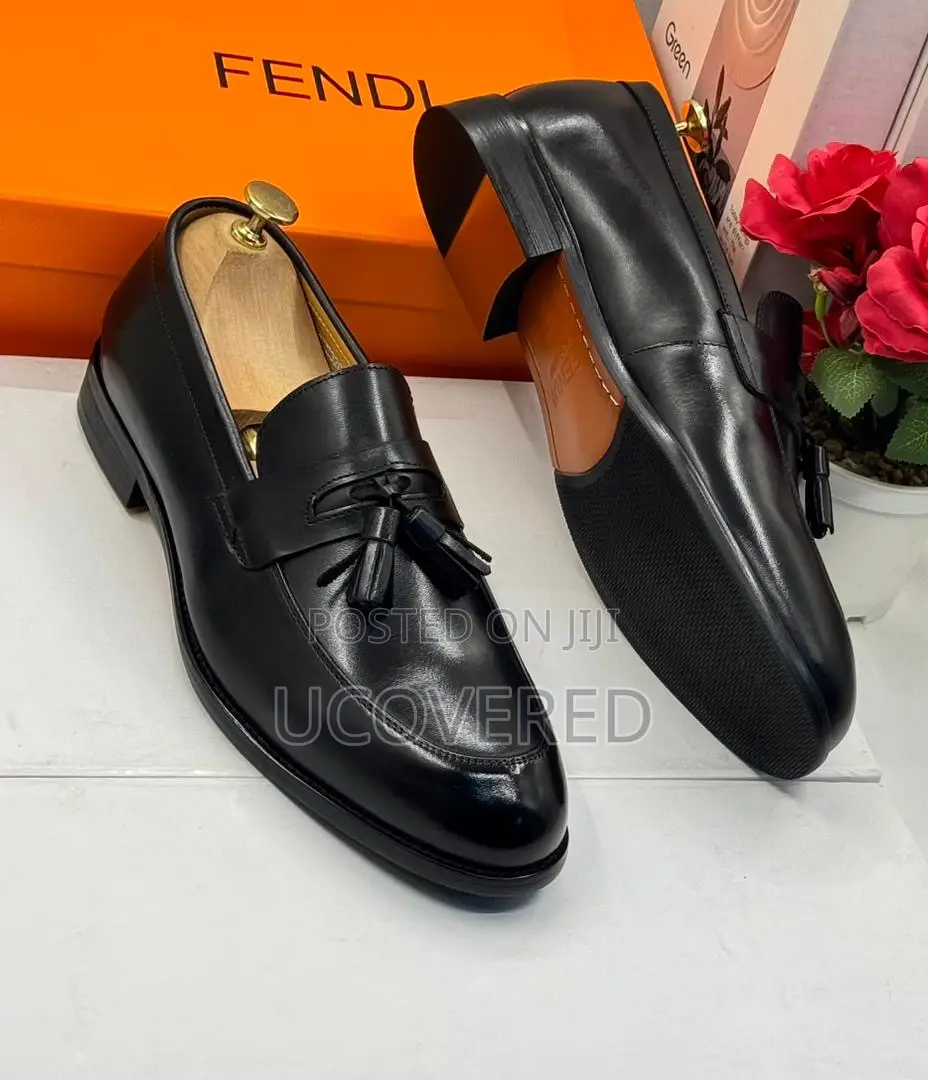 Fendi Quality Men’S Leather Executive Shoes