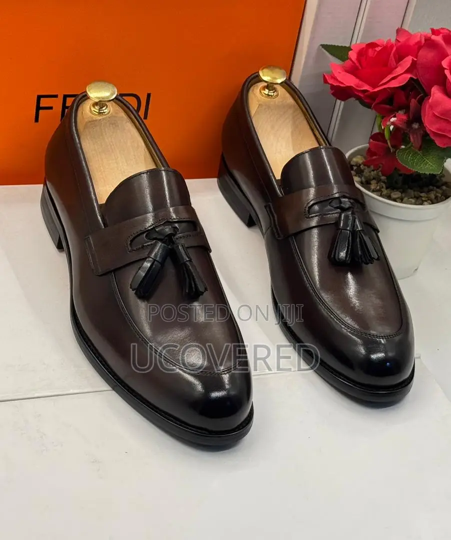 Fendi Quality Men’S Leather Executive Shoes