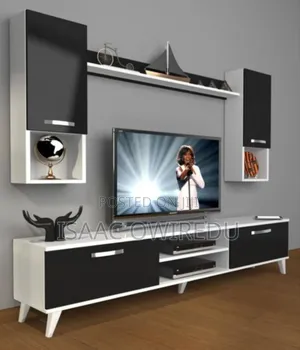 Television Wall Unit With Quality Wood