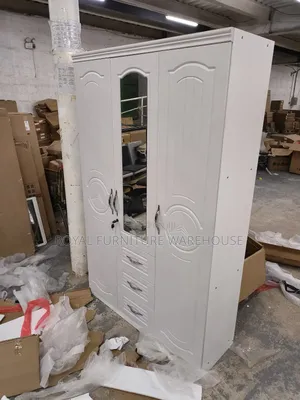 3doors Benz Design White Wardrobe