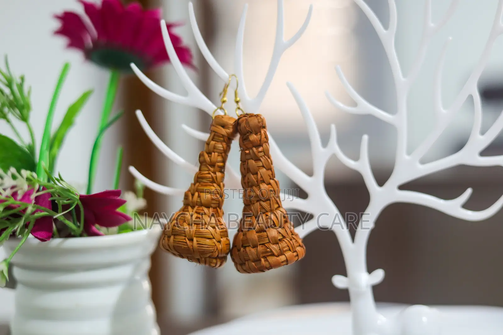 Rattan Earring