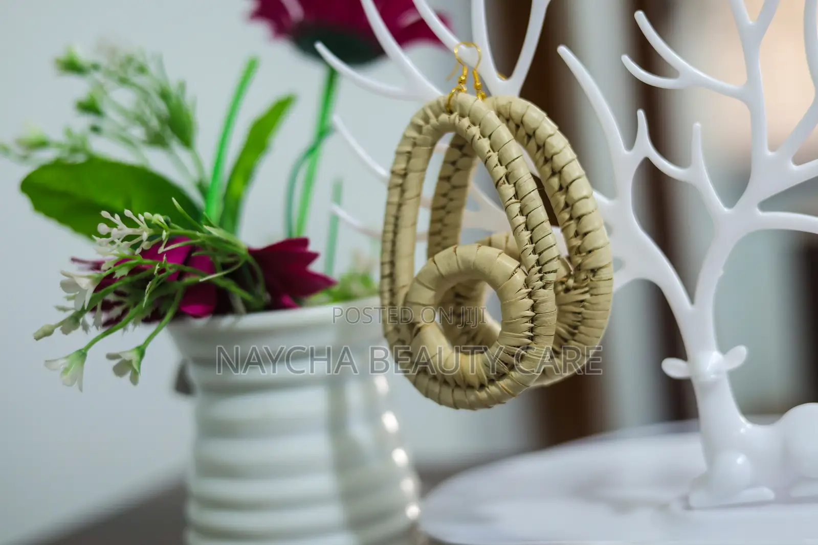 Rattan Earring