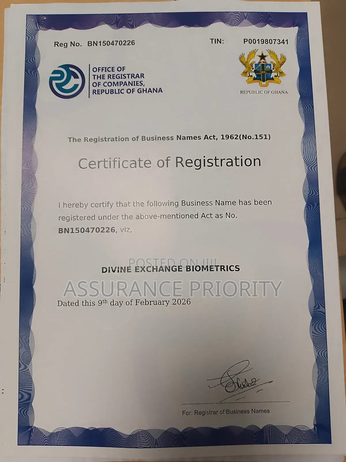 Business Registration