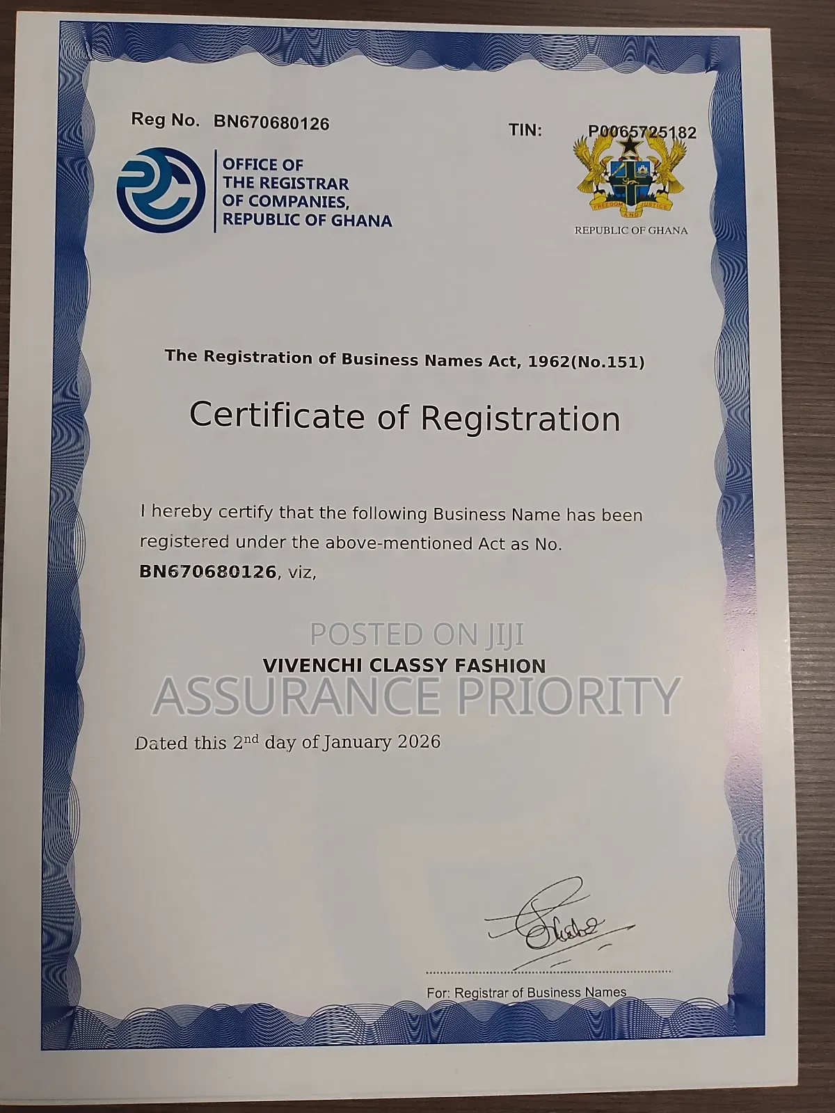 Business Registration