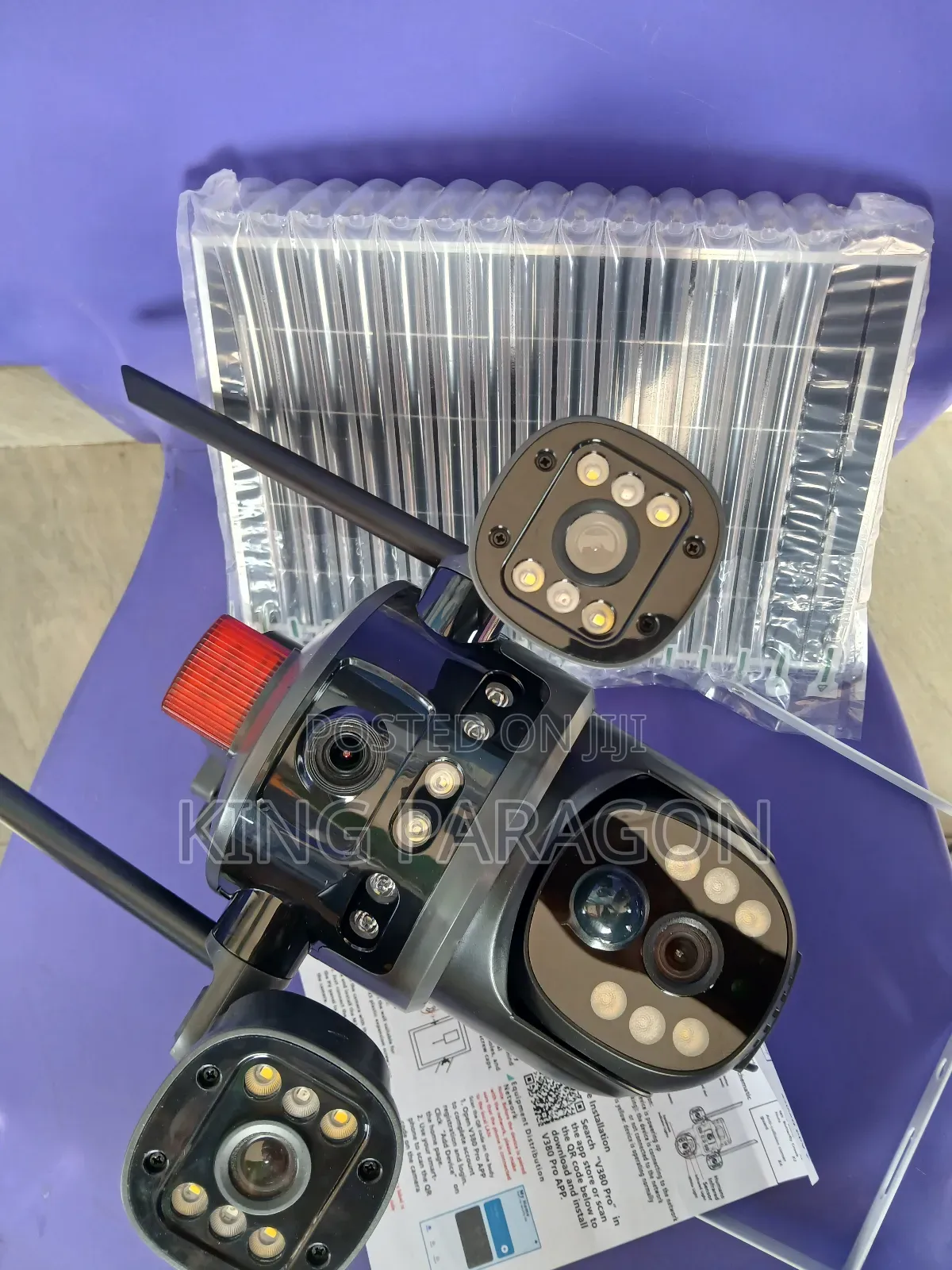 CCTV Solar PTZ Camera (3 in 1)