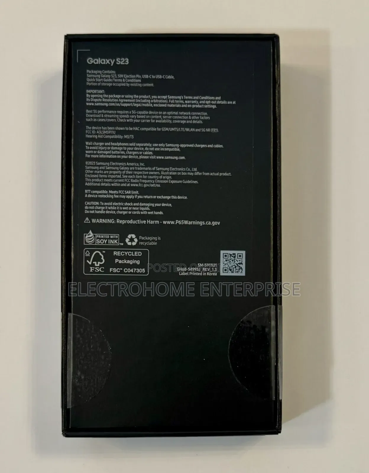 New Samsung Galaxy S23 256 GB Black