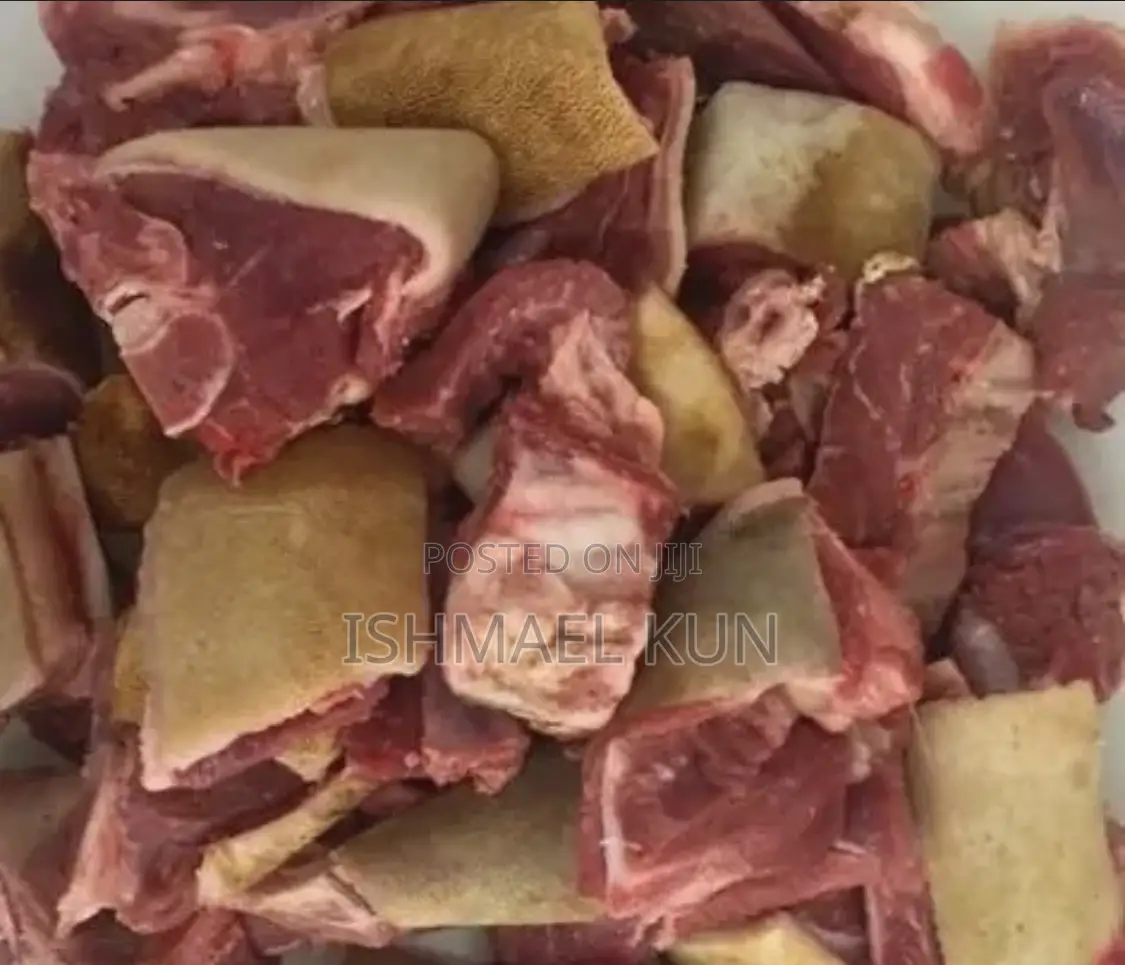 Freshly Cut Goat Meat Fir Sale At Affordable Price.