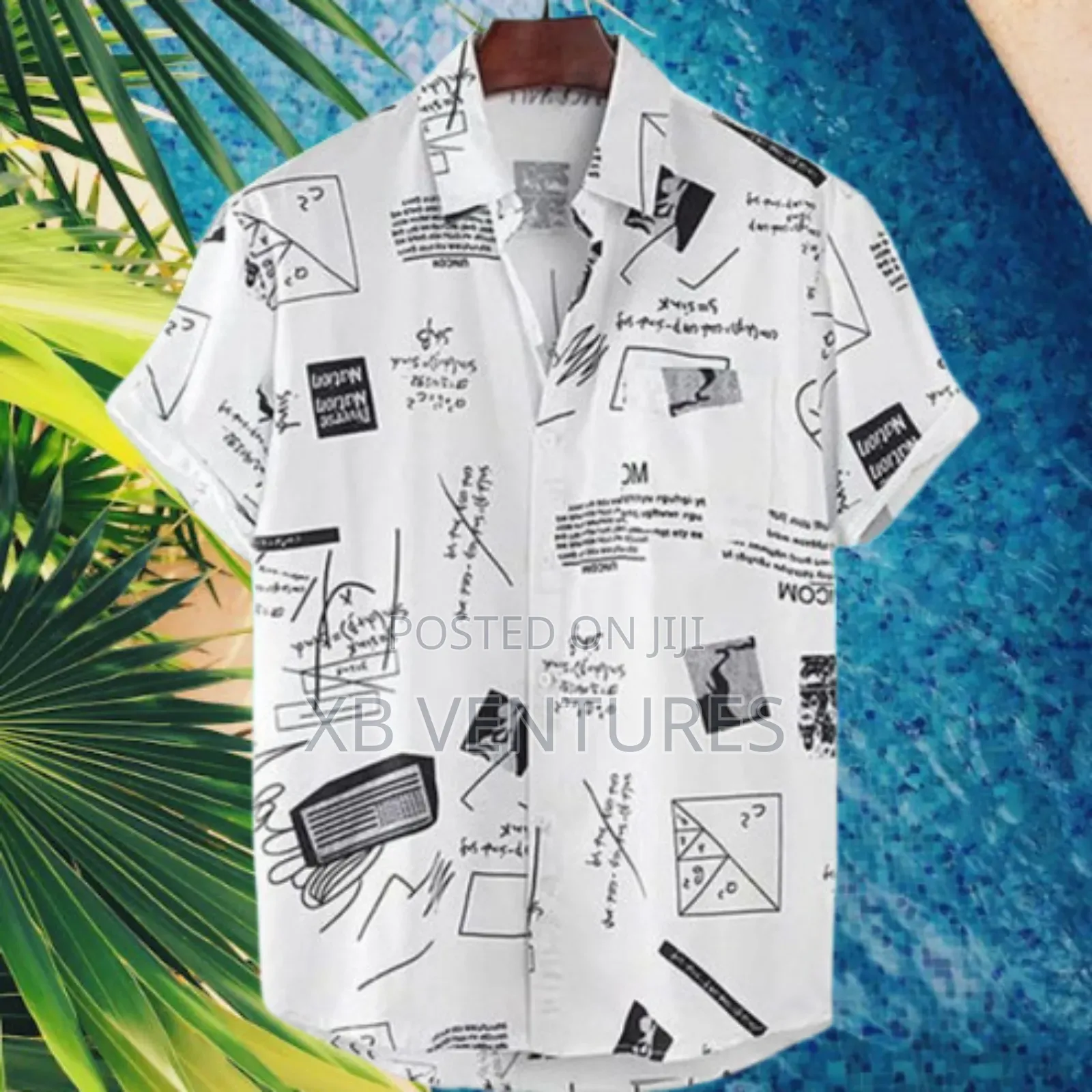 Versatile 3d Printed Coconut Tree Short Sleeved Shirt