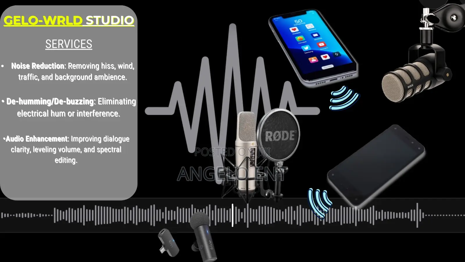 Audio Engineer/Audio Restoration and Noise Reduction Services/Recordin