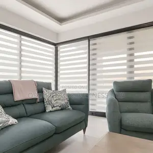 Lucky Charm Consulting Zebra Curtain Blinds 