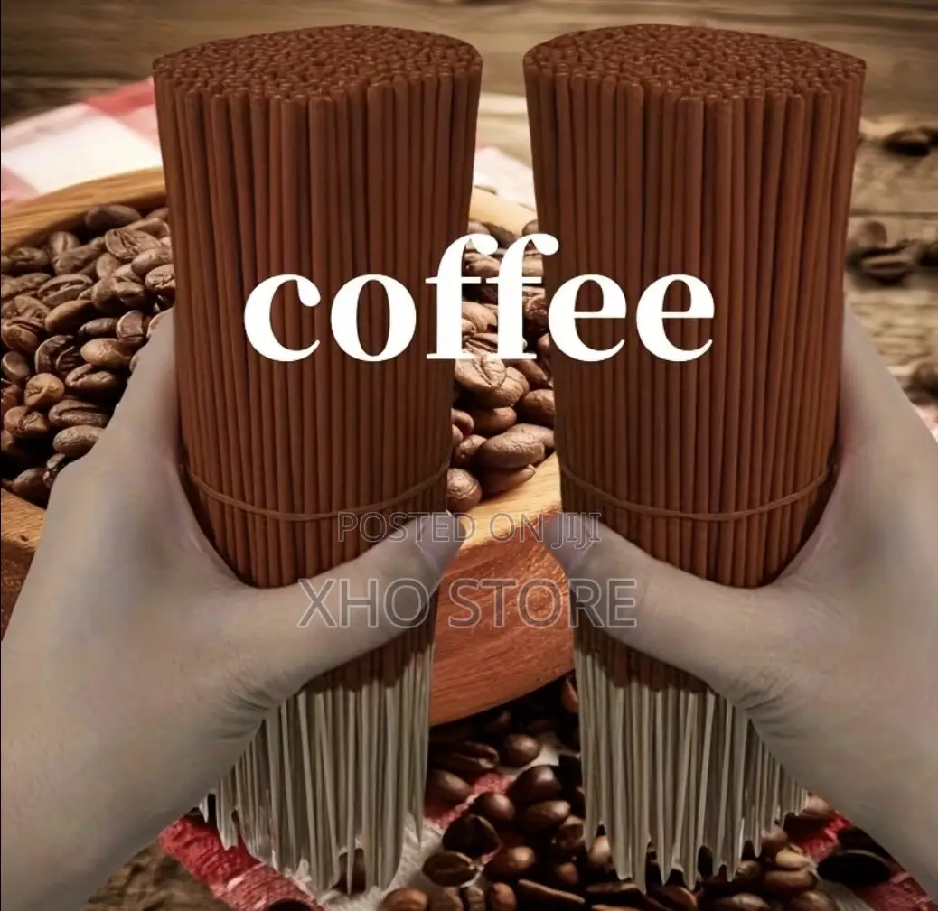 Natural Coffee And Vanilla Incense Sticks, High Quality Recycled Wood,