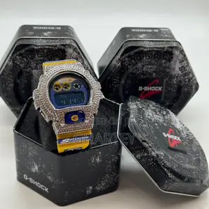 Gshock Unique Designed Iced Bezel Men’S Digital Watch. In Colors