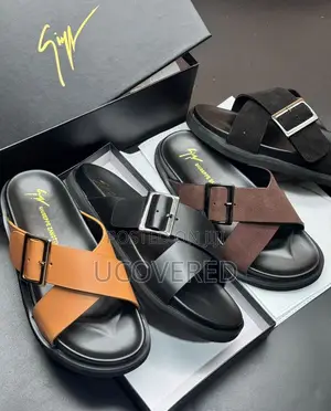 Zanotti Leather Men’S Slippers