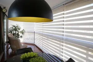 Fortunate Futures Zebra Window Curtains Blind