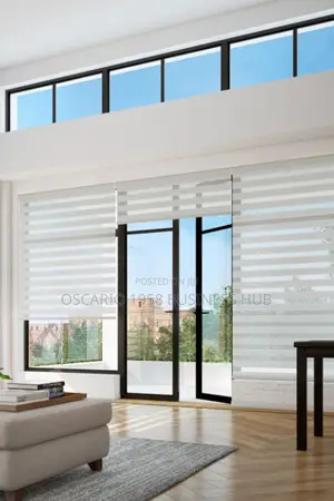 Heart Valley Modern Zebra Window Curtain Blinds 