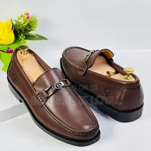 Gianfranco Butteri Brown Leather Men’S Loafers