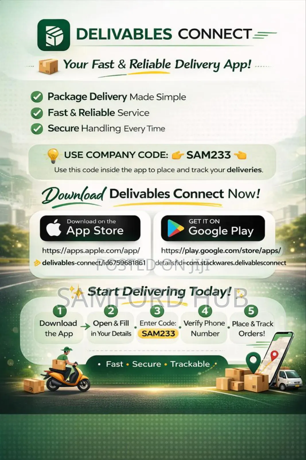 Samford Deliveries