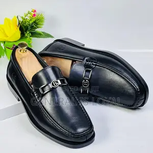 Gianfranco Butteri Black Leather Men’S Loafers