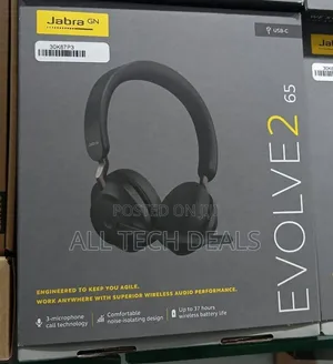 Jabra Evolve2 65 Stereo Wireless on-Ear Headset
