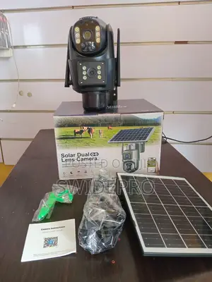 Eseecloud Dual Lens 4g Sim Solar PTZ Cameras + Dual Lens Solar