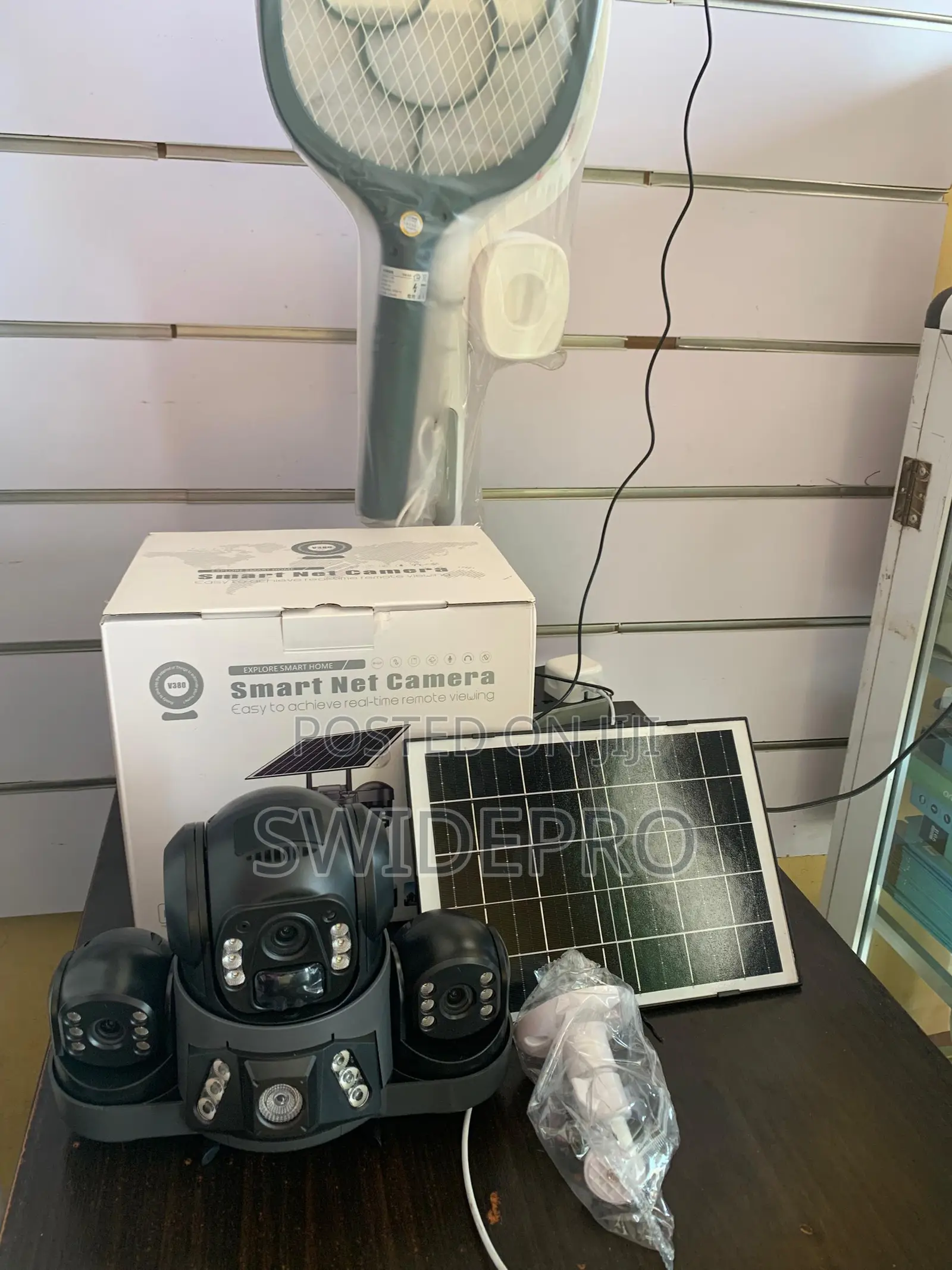 Tripple Lens V380 Pro Smartnet Solar Powered Camera 3lens Sim 4g CCTV