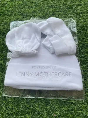 Baby Hat, Mitten Socks Set