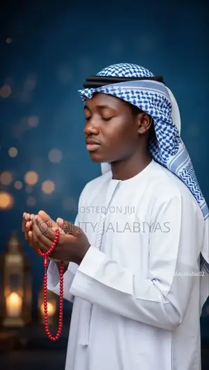 White Jalabiya Set