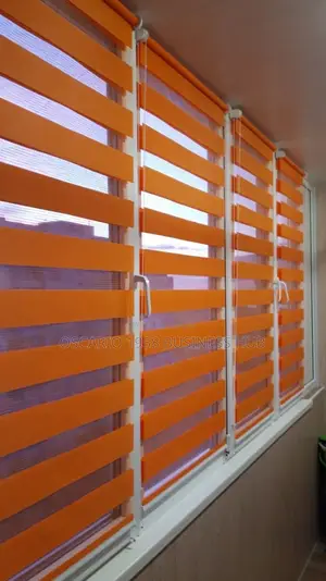 The Wholesale Hub Modern Zebra Window Curtain Blinds 