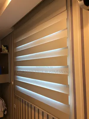 Discount Deal Depot Modern Zebra Window Curtain Blinds 