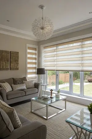 The Discount Warehouse Design Zebra Window Curtain Blinds 