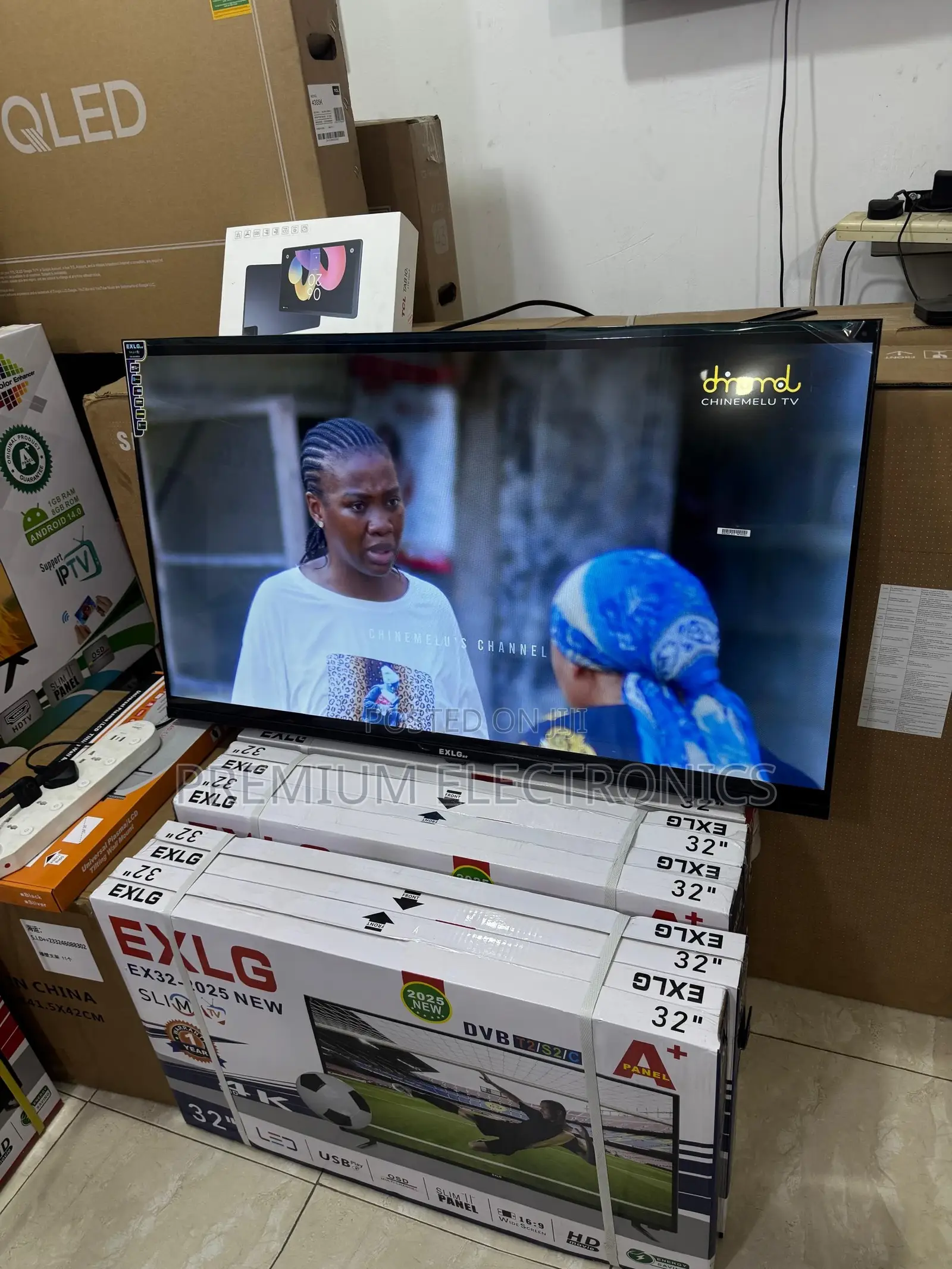 Exlg 43" High Picture Quality Smart Android Digital Satellite Tv