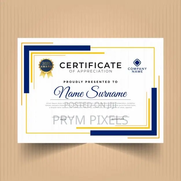 Certificate Designs