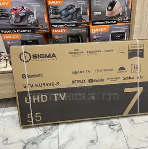 Get Ultra Modern 55 Inch Sigma Uhd Smart Satellite Digital Tv