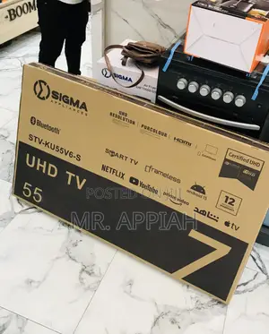 High Quality Sigma 55 Uhd Smart Digital Satellite Led Television 