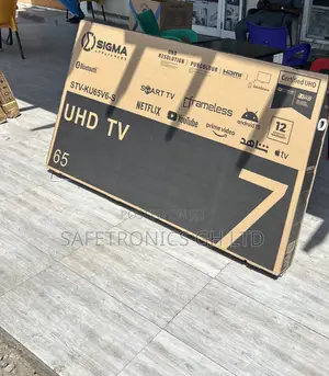 Newly Approved 65 Inch Smart Uhd Digital Satellite Android Sigma Tv