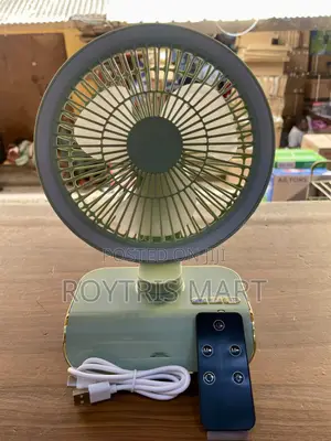 Rechargeable Desktop Fan With Remote Control