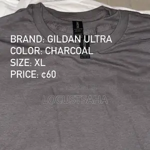 Gildan Ultra Cotton Charcoal in Xl