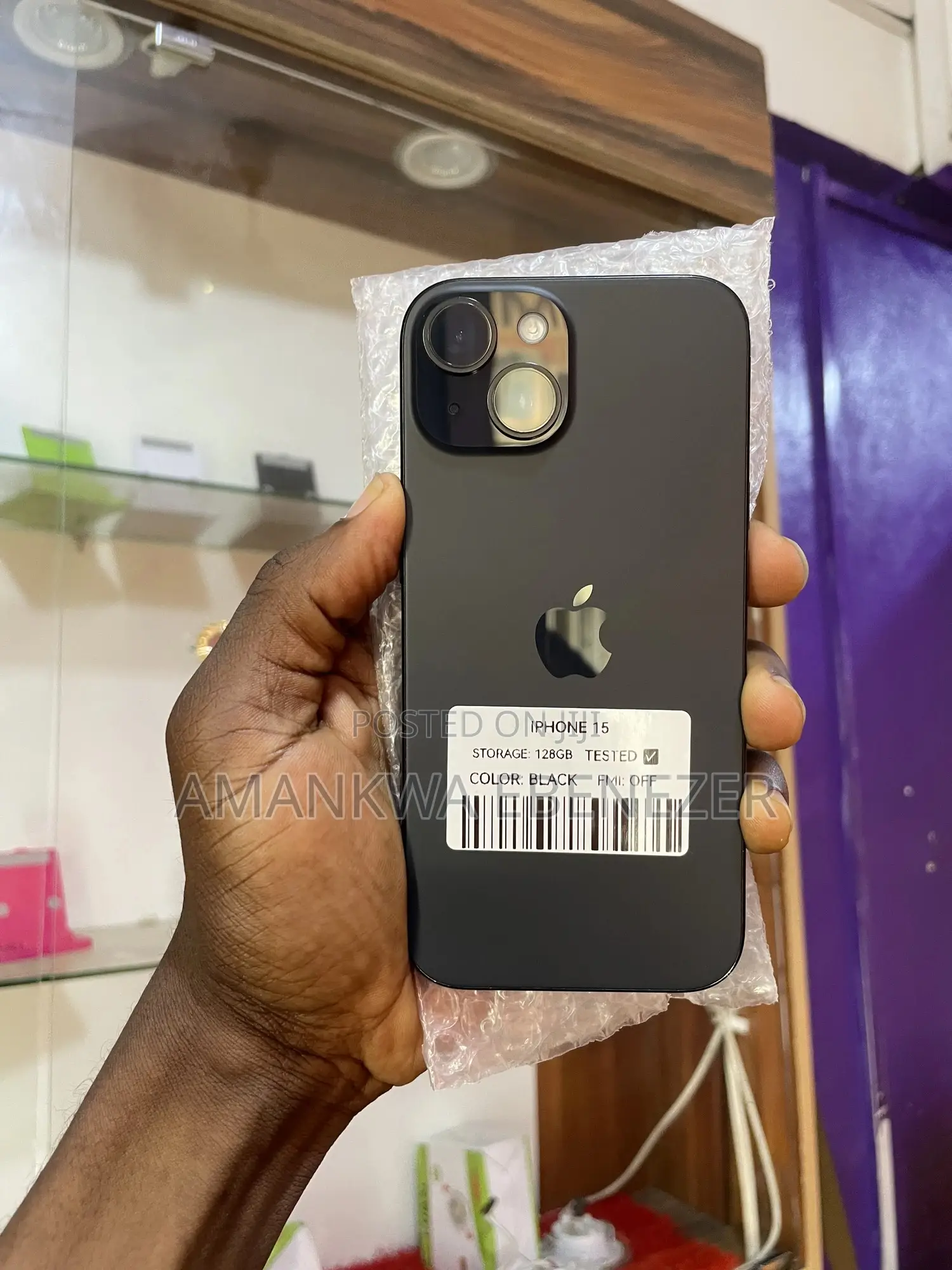 New Apple iPhone 15 128 GB Black