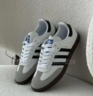 Original Adidas Samba Leather White Black