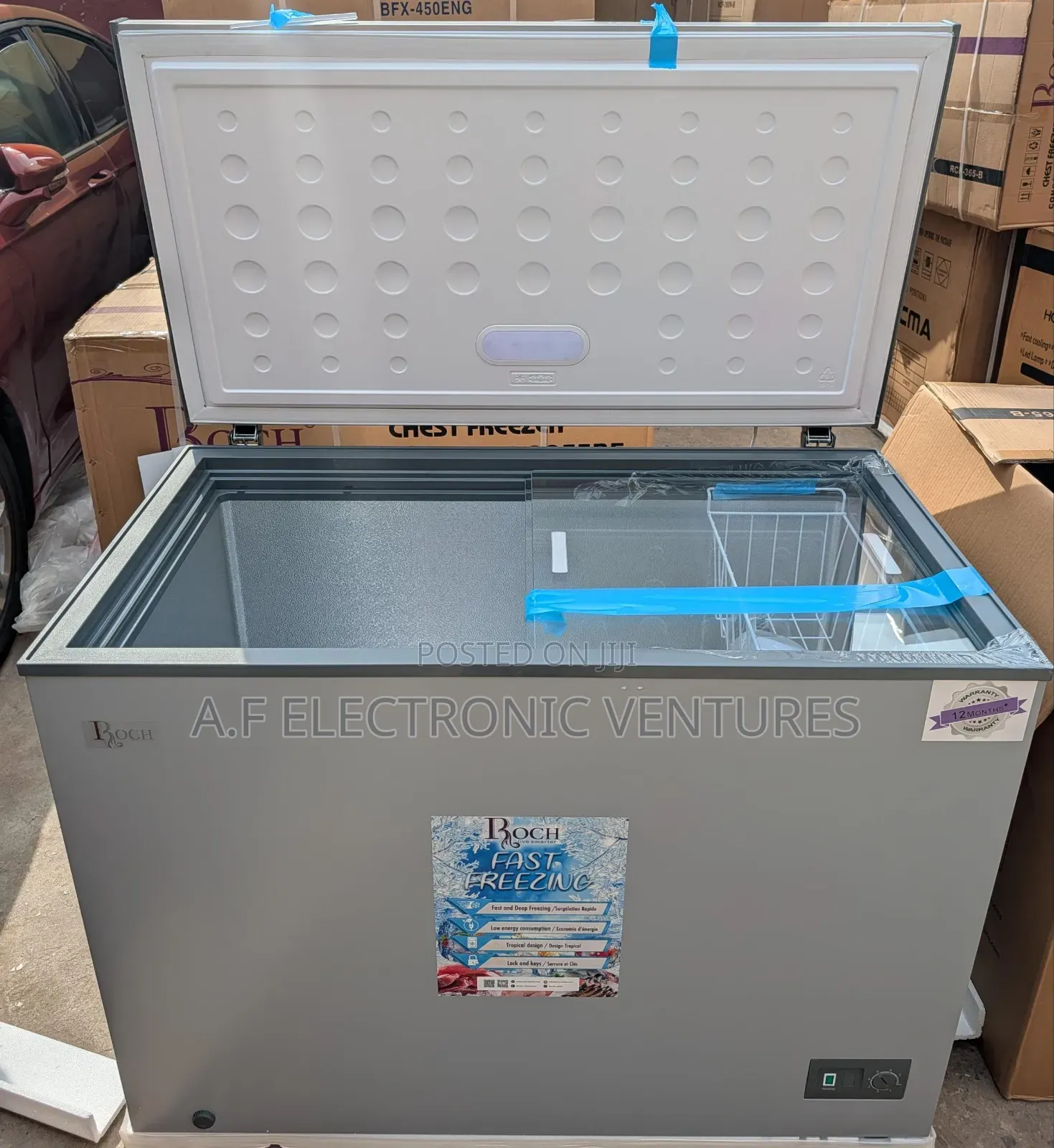 Roch 316-Litres Chest Freezer (Rcf-365-B)