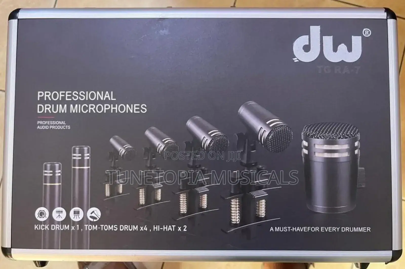 Dw 7-Piece Drum Microphone Kit.