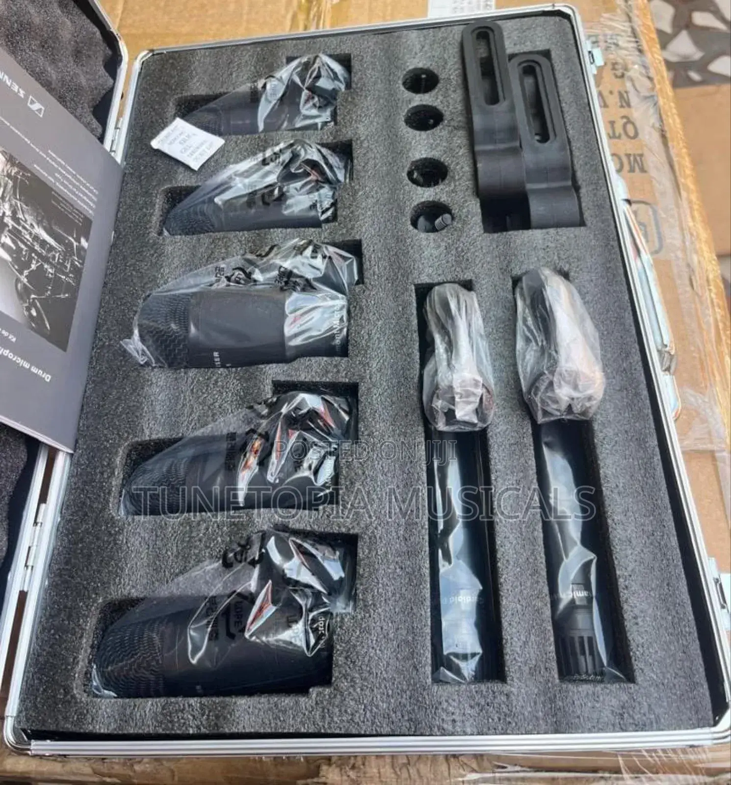 Shure King-717 7-piece Drum Microphone Kit.