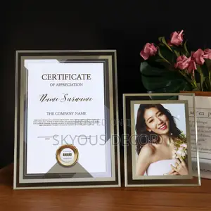 Certificate Crystal Modern Frame