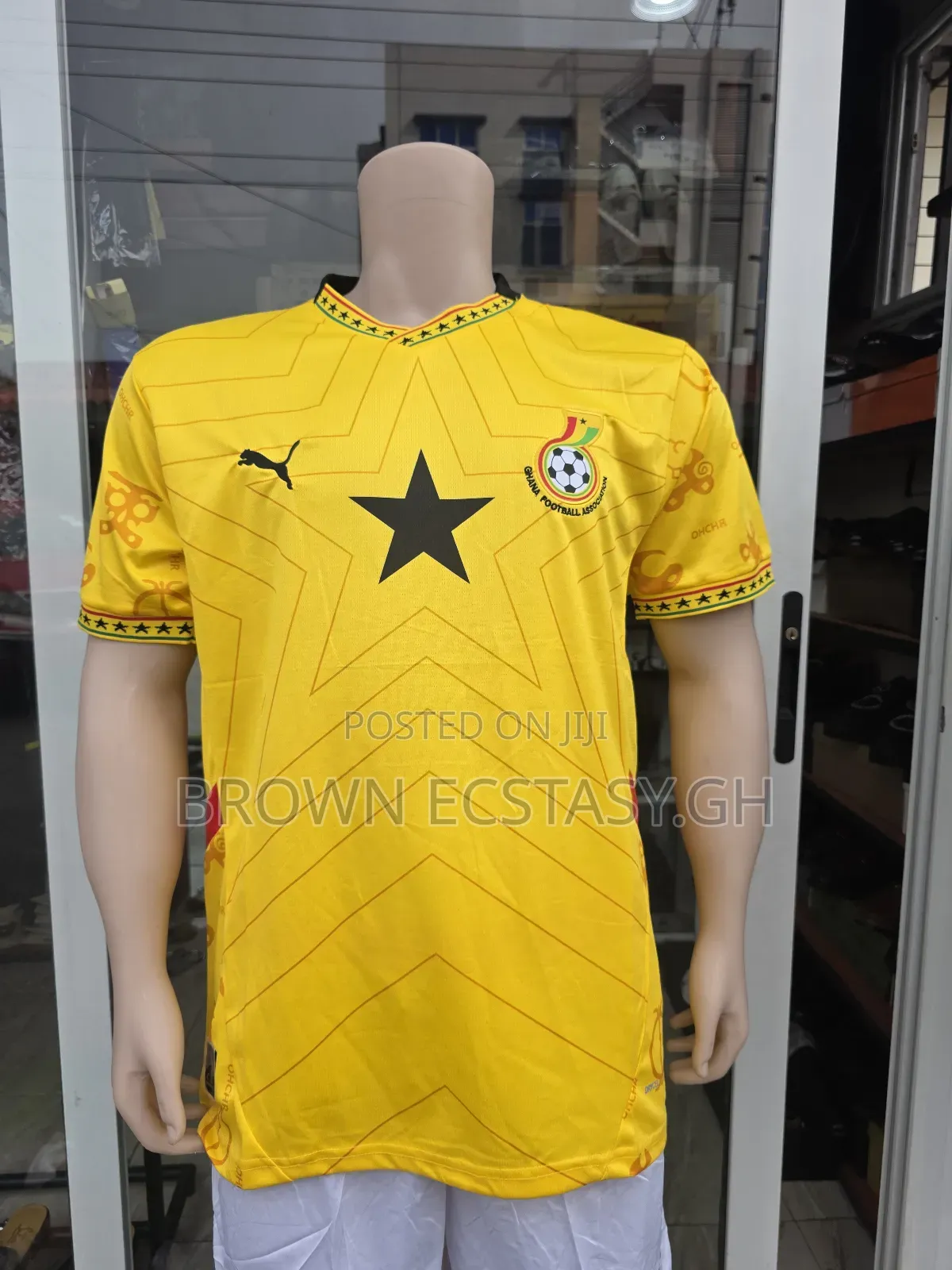 Ghana Jerseys (Available in Yellow or White)