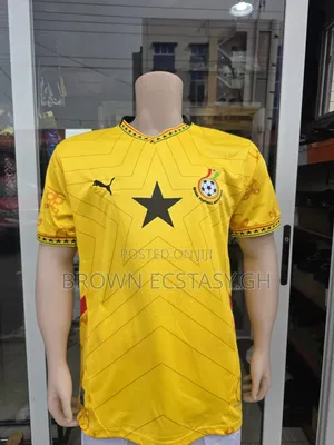 Ghana Jerseys (Available in Yellow or White)
