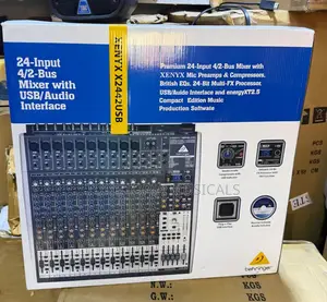 Behringer Xenyx X2442usb Premium 24-input 4/2-bus Mixer.