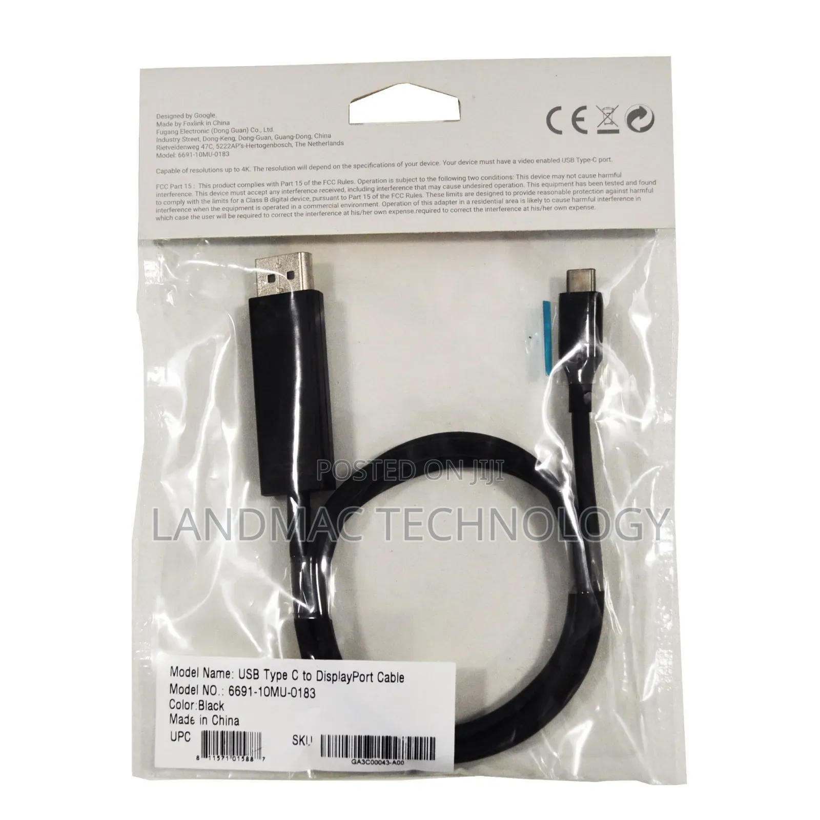 Type-c To Dp Cable