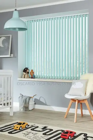 Coffee Crunch Modern Vertical Window Curtain Blinds 