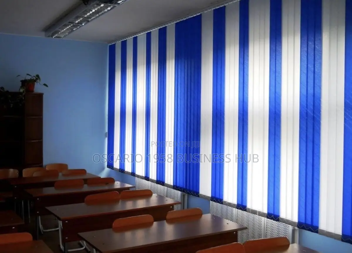 Blueberry Bliss Modern Vertical Design Window Blinds